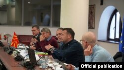 Членовите на макеоднскиот тим од Заедничката комисија за историски и образовни прашања