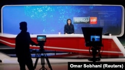 Një prezantuese afgane e Tolo News. Fotografi nga arkivi. 