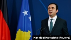 Kosovski premijer Aljbin (Albin)Kurti, tokom posjete Njemačkoj 4. maja 2022.