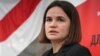 Lidera opoziției din Belarus Svetlana Țihanovskaia.