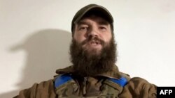 Captain Svyatoslav Palamar speaks from Azovstal in a video released on May 5.