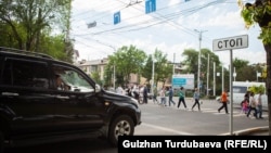 С запуском камер стоп-линии на перекрестках обрели смысл. Бишкек. 15 мая 2019 года.