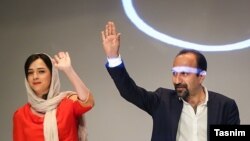 نشست خبری فیلم سینمایی «فروشنده» به کارگردانی اصغر فرهادی، تهران، خرداد ۱۳۹۵