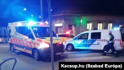 Egy korábbi gyalogosgázolás helyszíne Kecskeméten, a Jókai utcában 2020. december 18-án