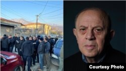 ფოტოილუსტრაცია: ლევან ბერძენიშვილს ყვარლის "ევროკლუბთან" მისასვლელი გზა გადაუკეტეს. 15 იანვარი, 2023 წელი