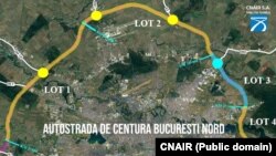 Compania chineză de stat CCECC ar urma să proiecteze și execute lotului 3 al sectorului Nord din Autostrada de Centură București (A0).