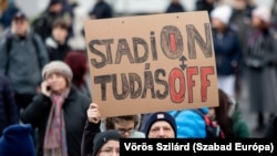 Tanártüntetés a Széchenyi és a Kossuth téren 2022. november 26-án