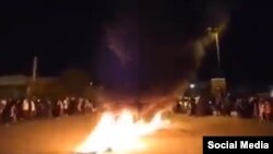 Protests in the city of Dashti in Hormozgan Province on December 26.