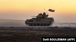 Američki oklopni transporter Bradley u arsenalu vojske SAD je od 1980-ih.