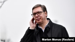 Претседателот на Србија Александар Вучиќ 