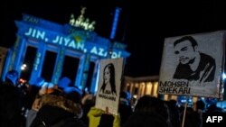 تجمع اعتراضی ایرانیان مقیم آلمان در همبستگی با معترضان در ایران