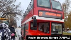 Северна Македонија - Автобус на Јавното сообраќајно претпријатие (ЈСП) во Скопје 