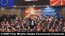 Премиерот Димитар Ковачевски на трибина „Силно и одлучно“ во Велес, 28 ноември 2022