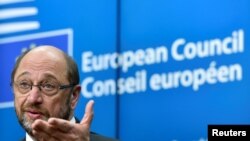 Președintele Parlamentului European Martin Schulz, Bruxelles, 15 decembrie 2016