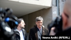 Predsjednik NUNS-a Željko Bodrožić (desno) i predsjednik UNS-a Živojin Rakočević