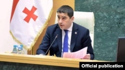 შალვა პაპუაშვილი, საქართველოს პარლამენტის თავმჯდომარე.