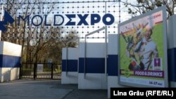 Centrul expozițional Moldexpo, unde este amenajat un centru de triere pentru bolnavii de Covid-19, Chișinău, 3 aprilie 2020
