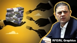 რომეო მიქაუტაძე, ეკონომიკის მინისტრის ყოფილი პირველი მოადგილე (ფოტოკოლაჟი).