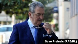 Miomir Mugoša dolazi na sud, Podgorica, maj 2018.