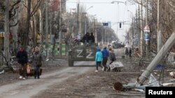 Мариупол, Украина, април 2022.