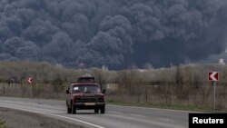  Результат обстрела в Лисичанске Луганской области 