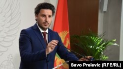 Premijer u tehničkom mandatu Dritan Abazović, Podgorica, 4. oktobar, 2022.