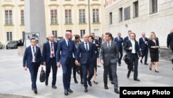 Премиерот Димитар Ковачевски со лидерите на ЕУ на Форумот во Прага, 6 октомври