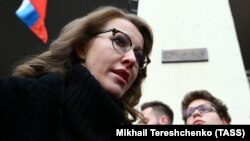 Russian journalist Ksenia Sobchak (file photo)