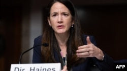 Avril Haines, directoarea comunității serviciilor de informații a Statelor Unite, vorbind la audieri în Congres pe marginea războiului din Ucraina, 10 mai 2022