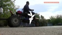 O rusoaică întâmpină cu borș trupele ucrainene care au eliberat satul în care locuiește