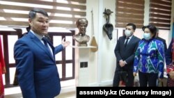 Nietbai Urazbaev (left) left Karakalpakstan in 2004 fearing for his safety over his human rights activities.