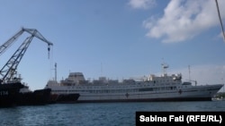 Golful Iujnaia, uriașa navă spital a flotei militare ruse