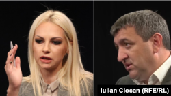 Marina Tauber și Lilian Carp (colaj)