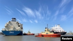 LNG tanker kod obale Luizijane, 14. april 2022.