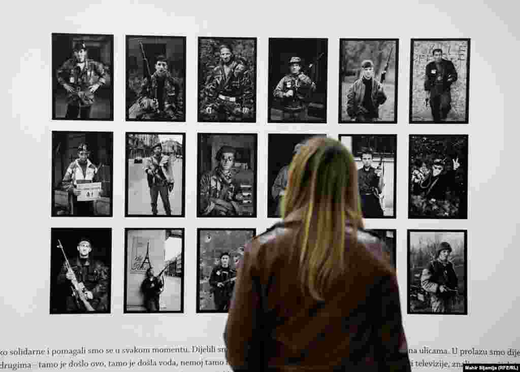 Sa izložbe &#39;Tragovi humanosti &#39;, Sarajevo 5. april 2022.