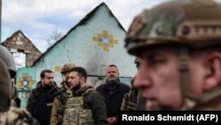 Владимир Зеленский в Буче. 3 апреля 2022 года