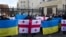 Митинг в Тбилиси в поддержку Украины