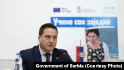 Na fotografiji: potpredsednik Vlade Srbije i ministar prosvete, nauke i tehnološkog razvoja Branko Ružić 