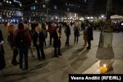 Pomen je održan kod spomenika knezu Mihailu na Trgu Republike