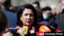 საქართველოს პრეზიდენტი სალომე ზურაბიშვილი.