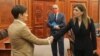 Premijerka Srbije Ana Brnabić sa šeficom UNMIK-a Karolinom Zijade