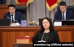 Министр окружающей среды Кыргызстана Динара Кутманова