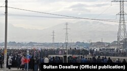 Митинг жителей новостройки «Ак-Ордо». Архивное фото. 