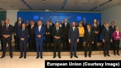 Групна фотографија од самитот ЕУ -Западен Балкан, Брдо кај Крањ, 06.10.2021