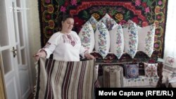 Ludmila, în timpul filmărilor pentru documentar