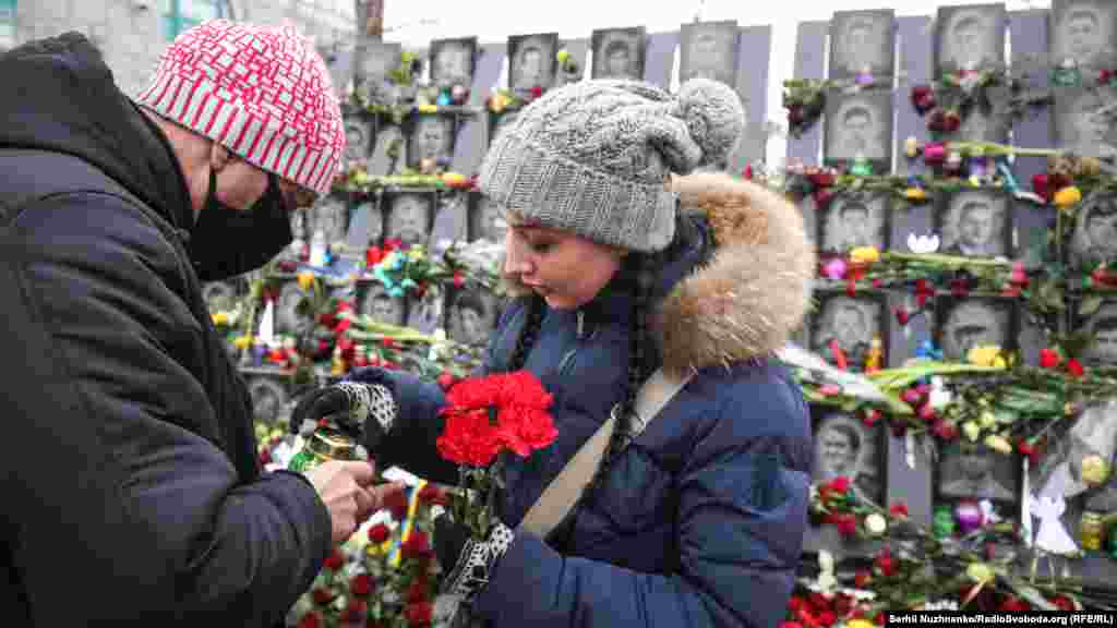 Ucraina - Comemorarea victimelor Euromaidanului, 20 februarie 2021.