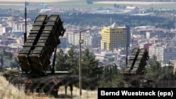 Un lansator de rachete Patriot 