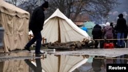 Barikada u Rudari koju su postavili lokalni Srbi, 12. decembar 2022.