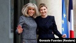 Olena Zelenska și Brigitte Macron s-au întâlnit la Paris