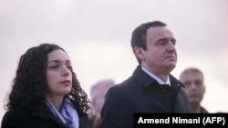 Predsednica Kosova Vjosa Osmani i premijer Aljbin Kurti, 15. januar 2023.